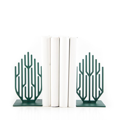 Metal Bookends Spring Mint // Modern Home Nursery Decor // Etsy