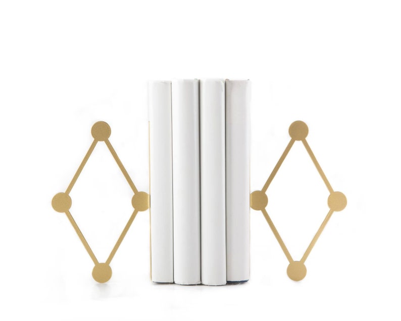 Circus Diamond Bookends // Golden Edition // FREE SHIPPING // Etsy