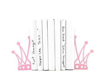 Metal Bookends for girls // Reading princess // gift for daughter