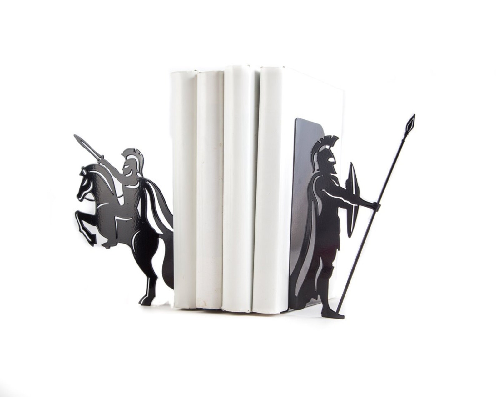 Metal Bookends Spartans Ancient History Inspired Bookends Etsy