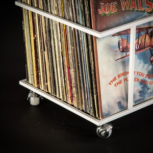 Vinyl Record Crate, LP Record Box, LP Album Compact Storage, Modern LP Record Container Holds From 70 to 100 LPs, Gift for Vinyl Lovers image 5