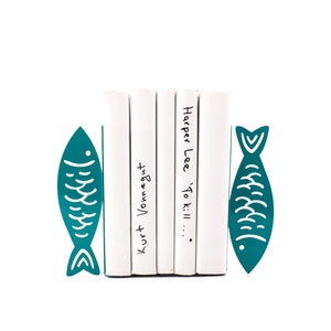 Kitchen bookends FISH—modern kitchen shelf organizers. Designed and made by Atelier Article in Ukraine.