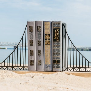 Metal Bookends // Verrazano Bridge // Cool Home Decor Gift for A NYC Housewarming Party image 2