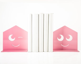 Metal Bookends / My sweet home / Cozy Functional Decor for Nursery