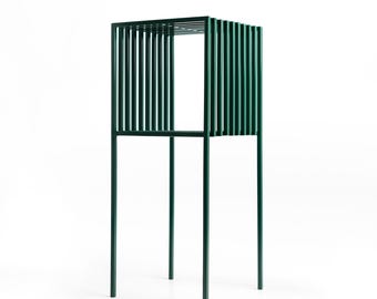 Metalen plantenstandaard: moderne galerijstandaard voor planten, sculpturen en kunst