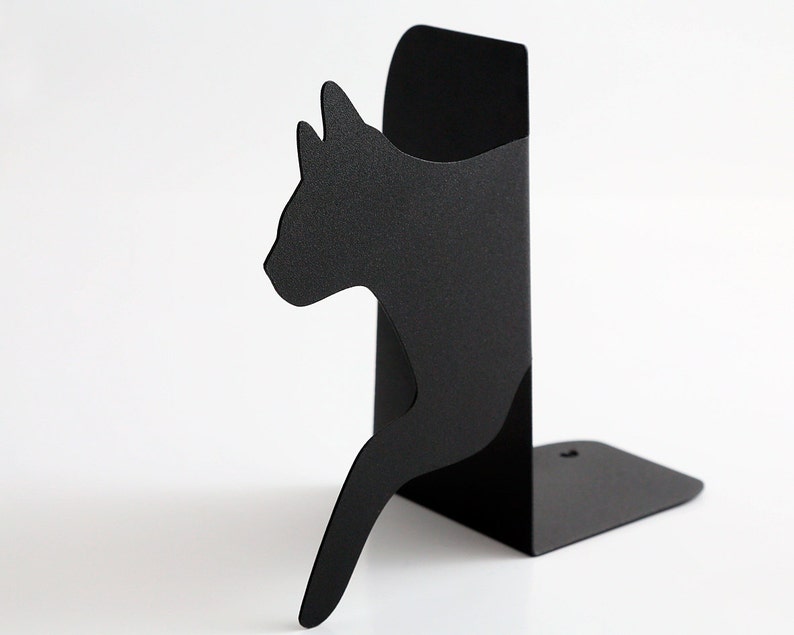 Metal Bookends // Running Cat image 4