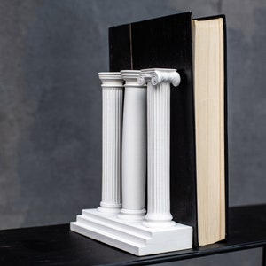 Architectural Bookend Columns Black edition