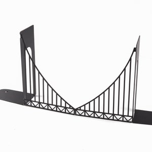 Metal Bookends // Verrazano Bridge // Cool Home Decor Gift for A NYC Housewarming Party image 7