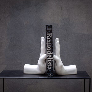 Hand bookends