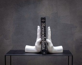 Hand bookends