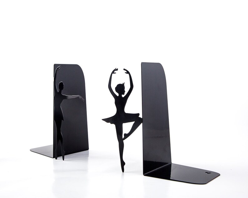 Metal Bookends Ballerinas // Allongée // Ballet Nursery Theme Etsy