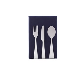 Sujetalibros de cocina para libros de cocina: diseño moderno de metal