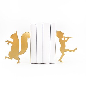 Elf Decor, Squirrel Decor, Trendy Home Shelf Decor 2023, Nursery Decor, Children's Room Shelf Organisers, Kids Room Decor Gold