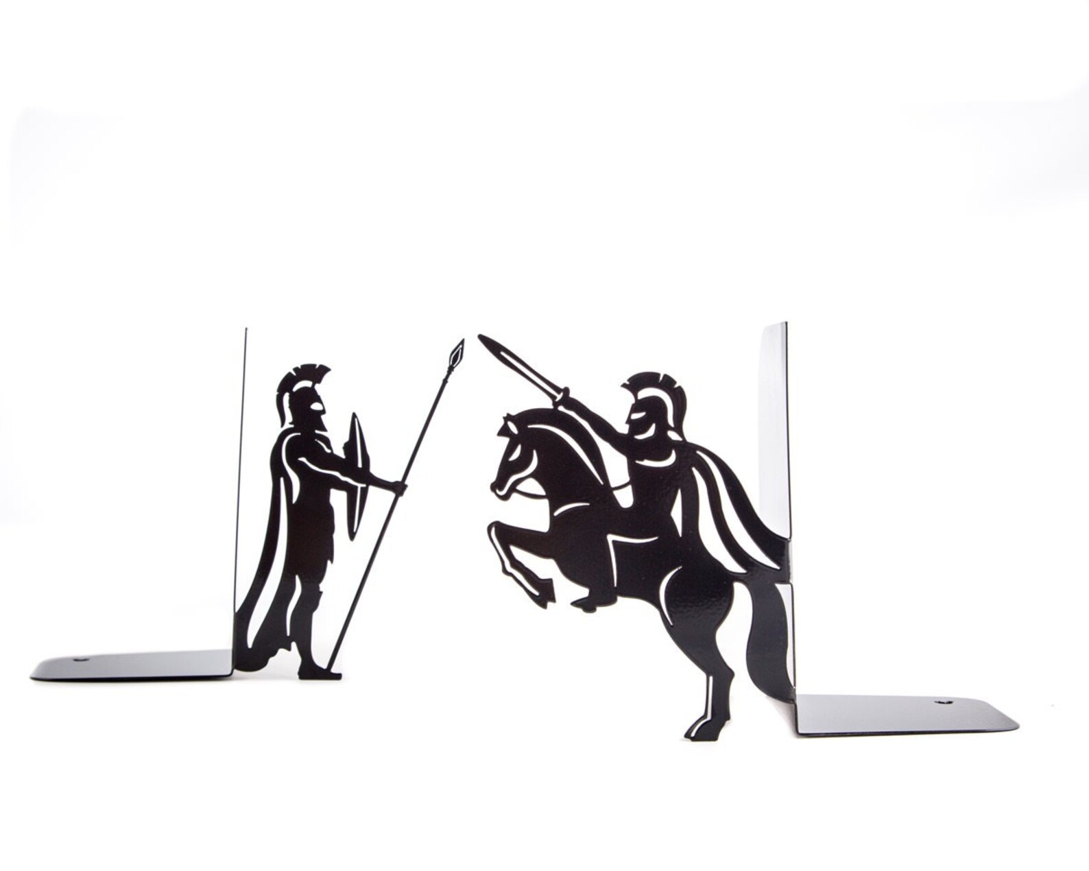 Metal Bookends Spartans Ancient History Inspired Bookends Etsy