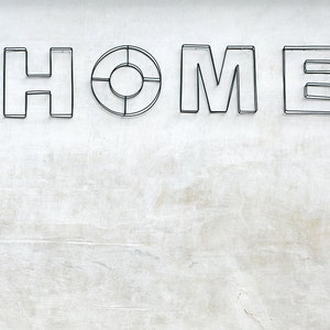 Handmade Wire Wall Art: Custom Metal Lettering, Modern Home Decor