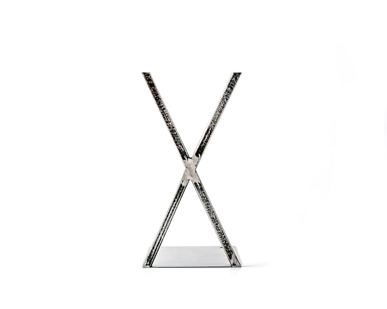 Decorative Bookend Raw X factor minimalist style image 5