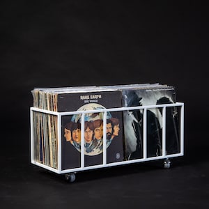 Vinyl- LP- Speichermetallkiste // Kiste