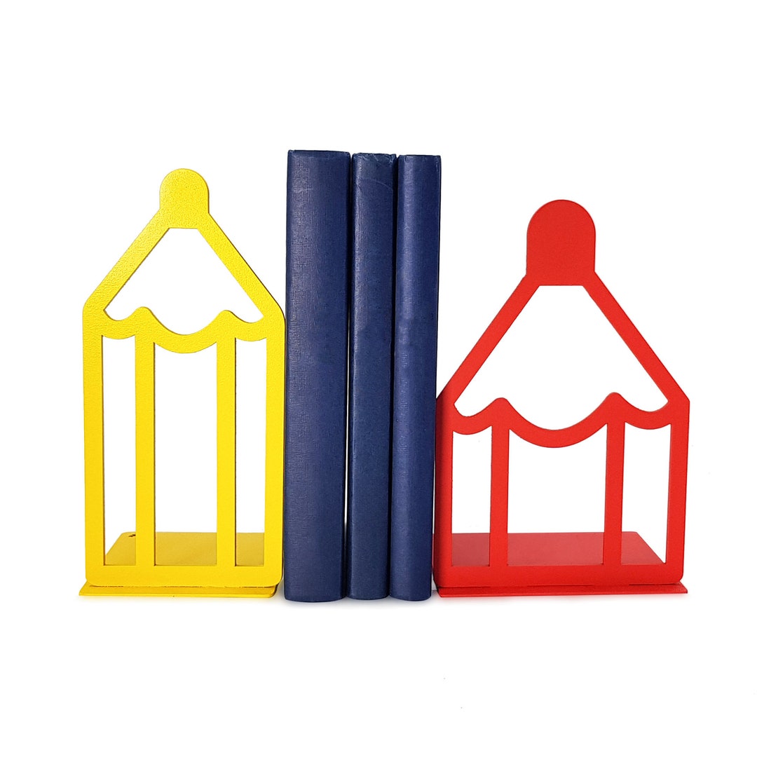 Fermalibri in metallo a forma di matita: decorazioni minimaliste