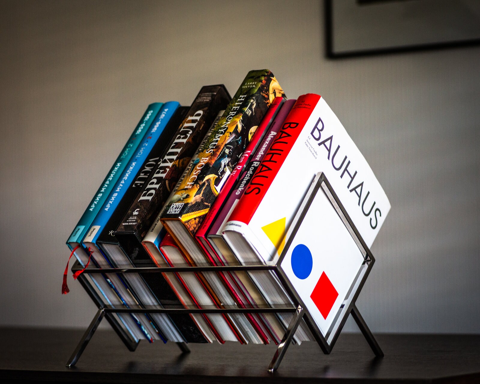 Minimalist book shelf // windowsill shelf // Display for coffee table books - Imagen 10 de 20