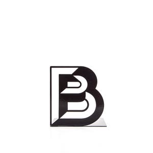 Un serre-livres en métal B - Les lettres sont belles - les initiales de la série sont utilisées pour épeler les initiales // message secret / tout ce qui a du sens pour vous / livraison gratuite