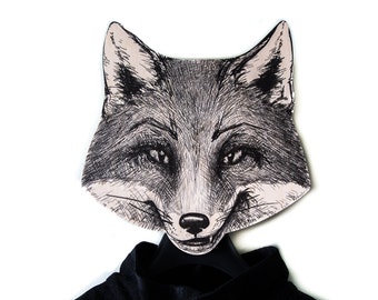 Unique hook - hanger - mask - Fox - a decorative article for your creative home or office