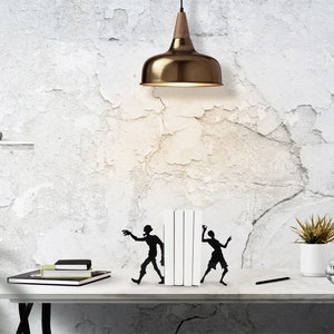Metal bookends - Dancing Zombies -