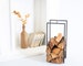 Log Holder Small with a handle // Firewood Carrier // Storage Container for indoors or Outdoors 