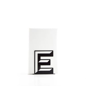 Eine Metall-Buchstütze E -Letters are beautiful-Alphabet-Serie für Initialen // geheime Nachricht / alles, was für Sie von Bedeutung ist / kostenloser Versand