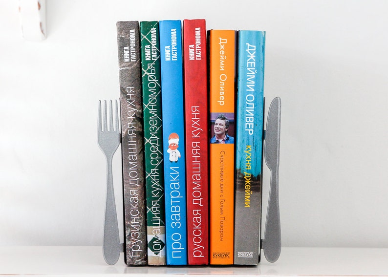 Kitchen bookends Knife and fork functional modern decor image 4