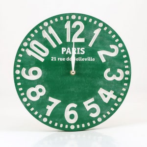 Customizable Clock in Retro Chalk on Blackboard Style image 6