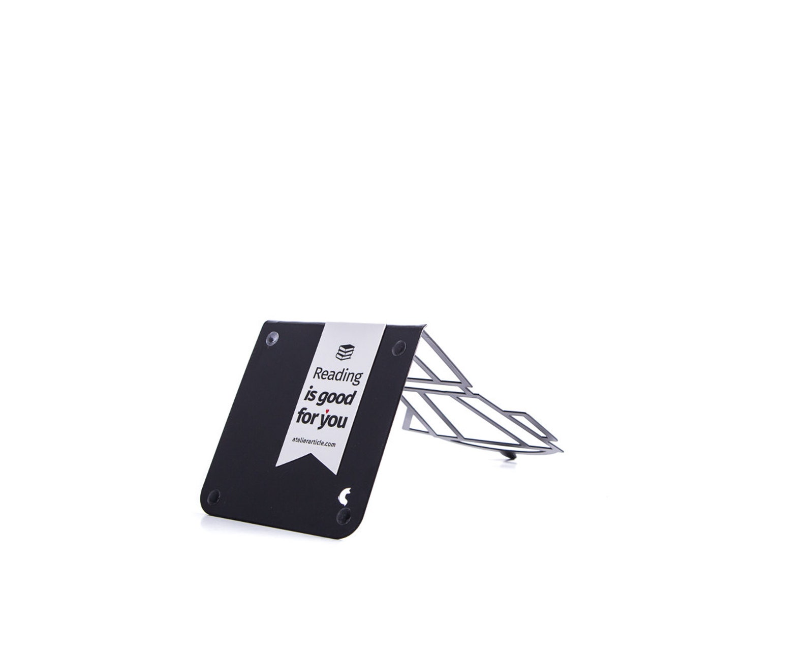 A Metal Kitchen Bookend // Black Coffee Pot // Functional Etsy