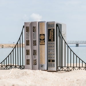 Metal Bookends // Verrazano Bridge // Cool Home Decor Gift for A NYC Housewarming Party image 4