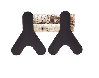 Modern Andirons, Minimalist Scandi Style Fire Dogs for Your Fireplace.