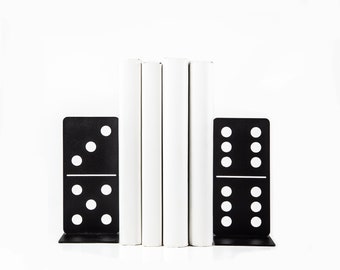 Metal Bookends / Domino / Unique functional visuals from an ancient game