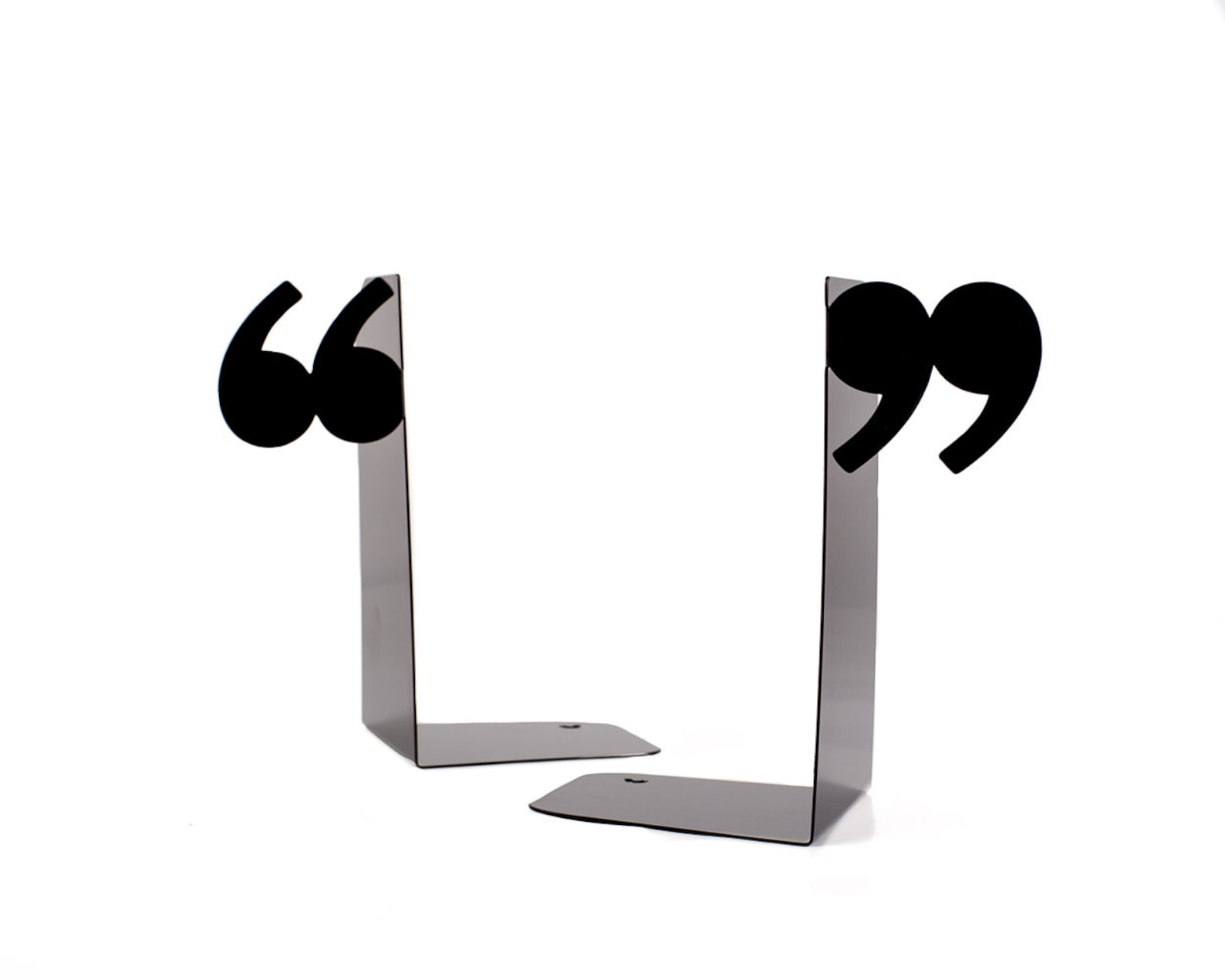 Decorative Bookends Quotation Marks // Unique Book Holders Etsy