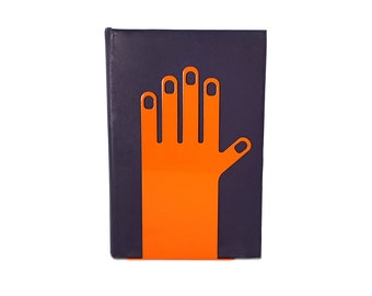 Bookends Hand | Jewelry Organizer | Orange Shelf Decor