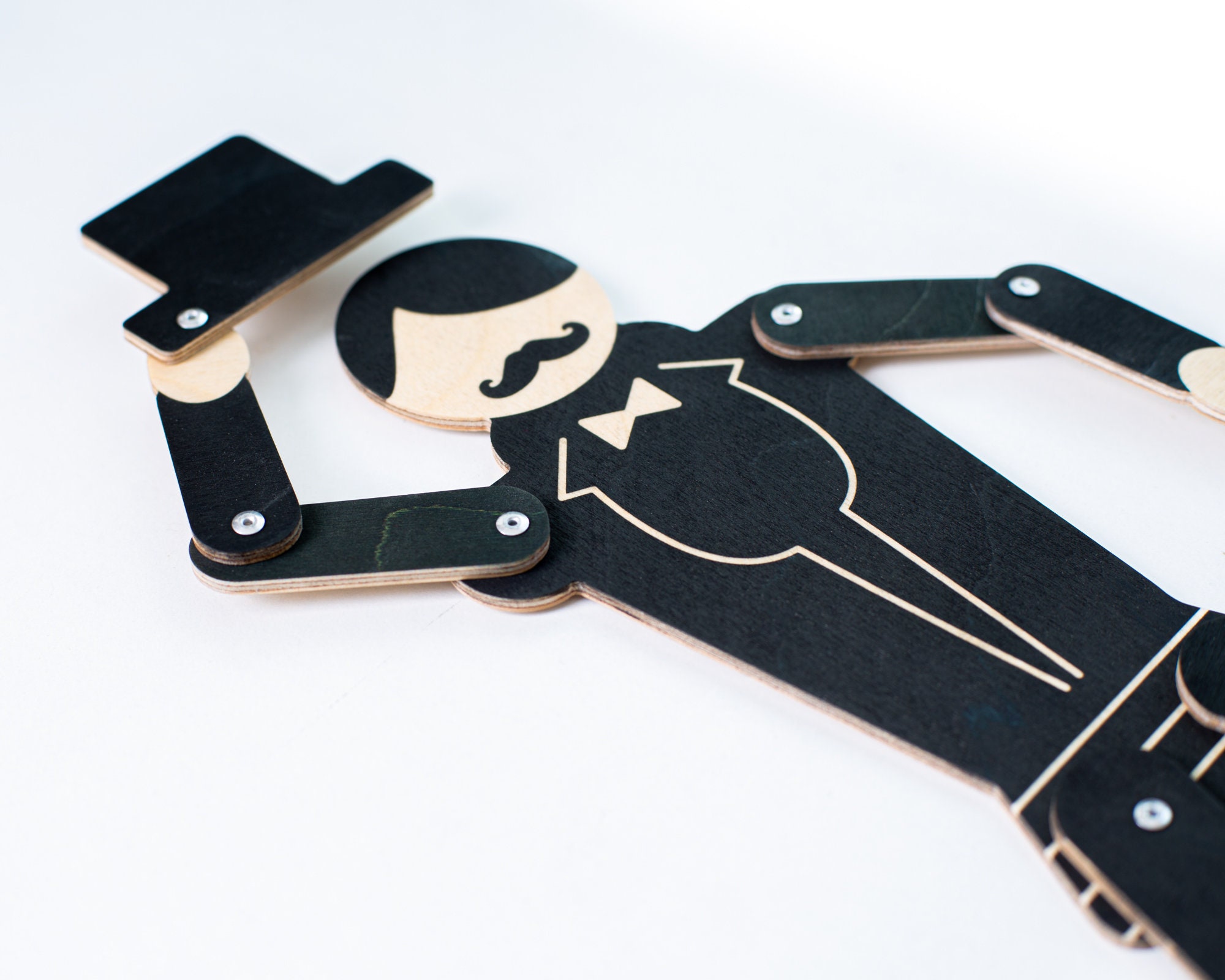 Wooden Doll Parisienne Monsieur Etsy UK