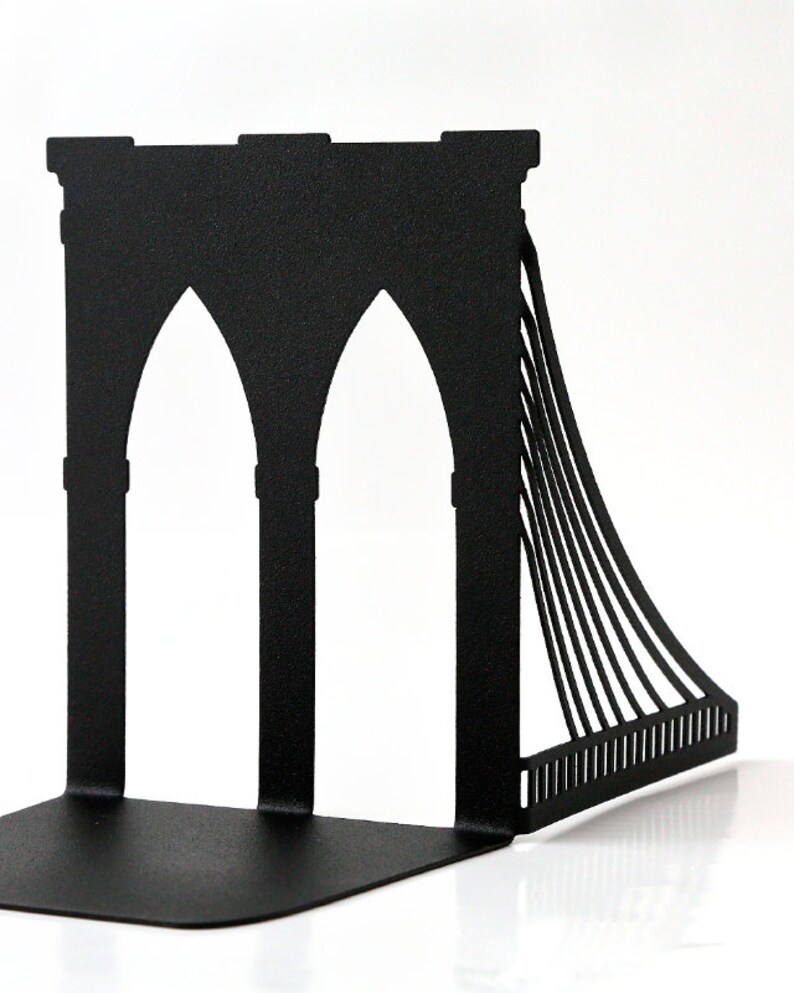 Metal Bookends // Brooklyn Bridge // Housewarming Present for Etsy Canada