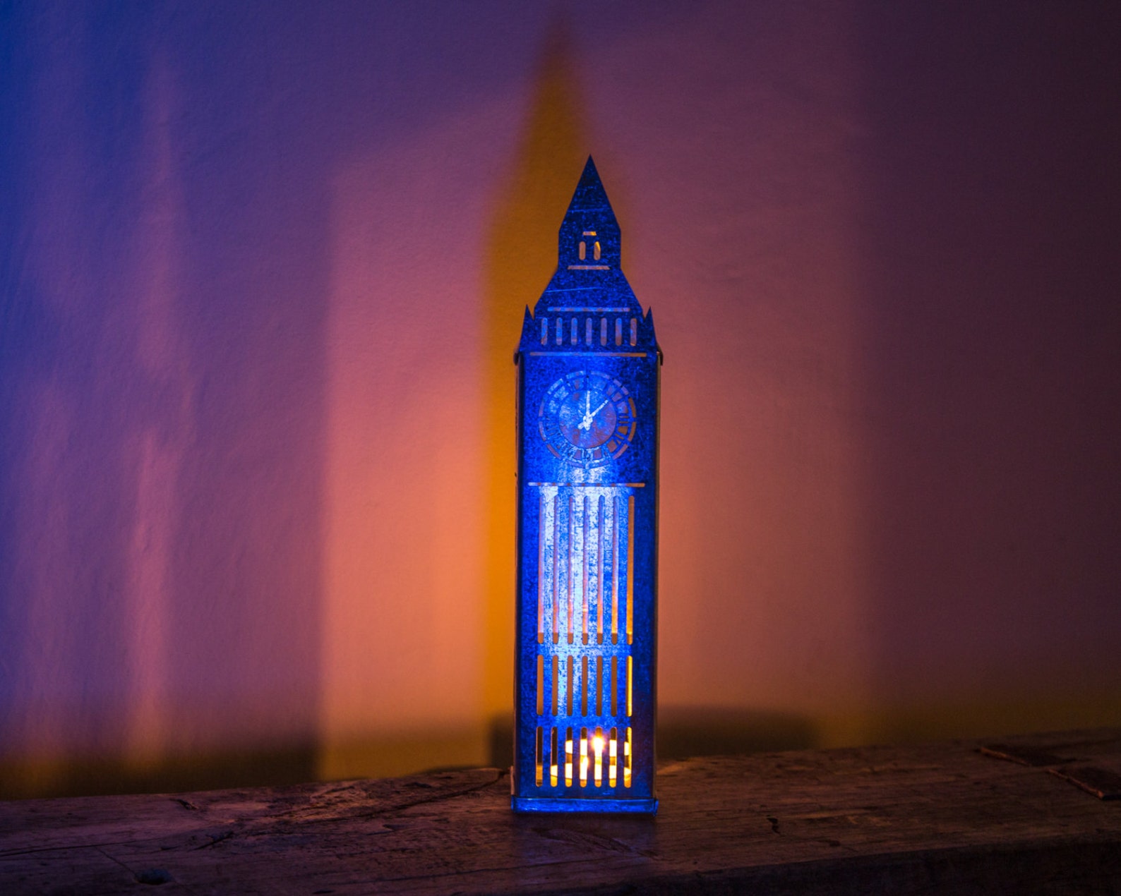 Tin Lantern Candle Holder Big Ben. FREE SHIPPING Charming Etsy
