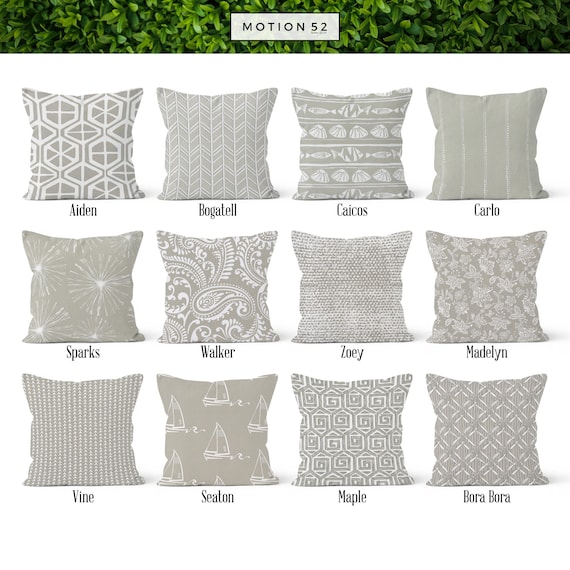 Oyster Grey Pillow Cover Decorative 27 Nice Grey Throw Pillow Covers | Grey