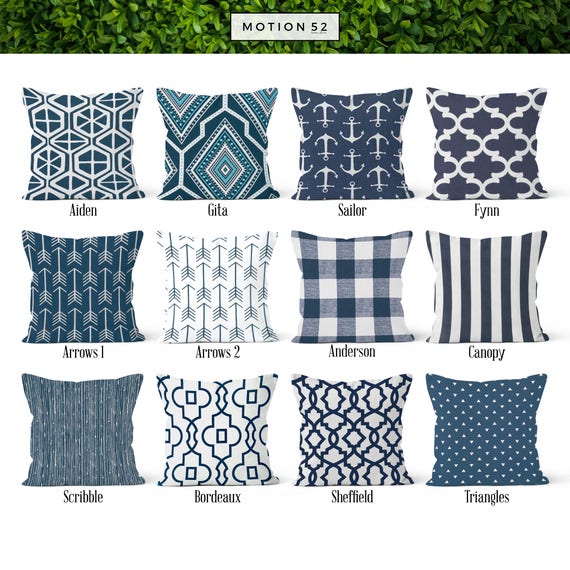 Navy Pillow Cover Decorative Throw Pillow Covers Euro Pillow Etsy Impressive 16 X 22 Pillow Cover Navy Pillow Cover Decorative Throw Pillow Covers Euro Pillow Etsy Impressive 16 X 22 Pillow Cover