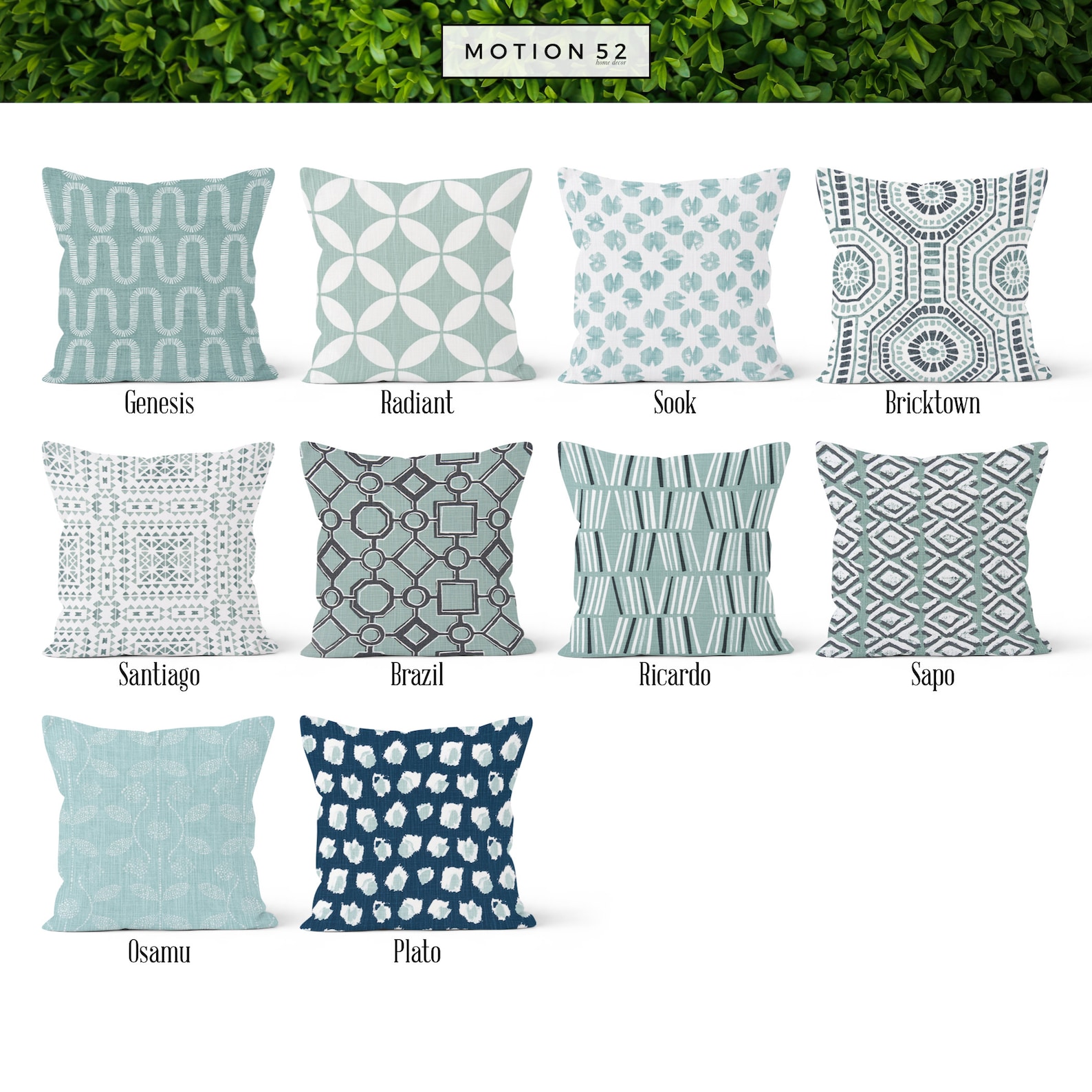 Teal Green Pillow Cover Decorative Throw Pillow Covers Euro Etsy