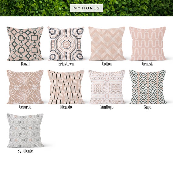 Nude Pink Pillow Cover Decorative Throw Pillow Covers Euro Etsy
