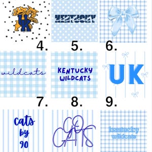 SEC University of Kentucky Gameday/knappar/nålar för sorority