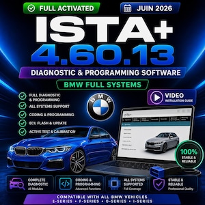 BMW ISTA+ 4.60.13 Diagnostic & Programming Software Standalone | Video Install Guide 2026