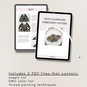 3D Insect Thread Painting Embroidery Pattern, Stumpwork Embroidery PDF ...