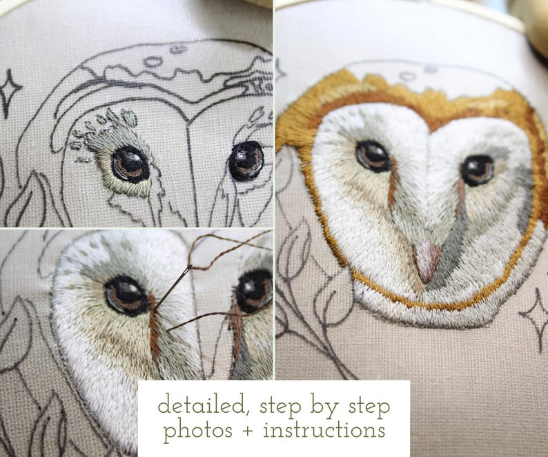 barn owl pattern preview