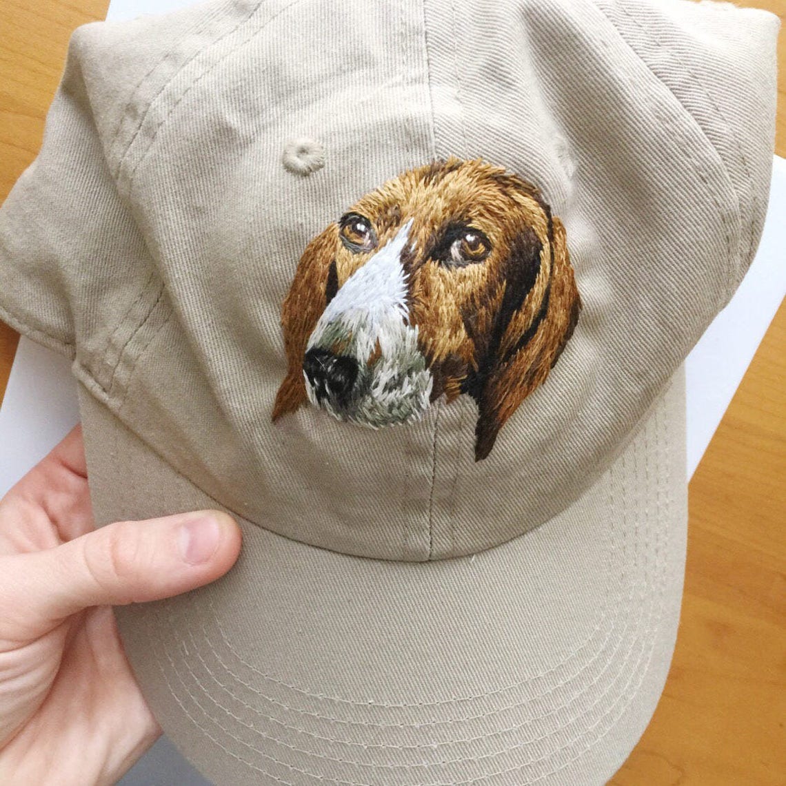 Custom Embroidered Dog Hat or Cat Hat Custom Pet Portrait Etsy