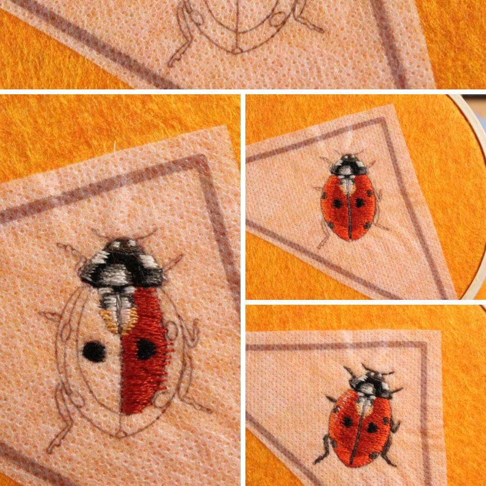 Marque-pages En Bois Coccinelles - Lot De 5 Avec Pompons - 11.8x3.1 Cm - Cadeau Pour Amoureux Des Livres