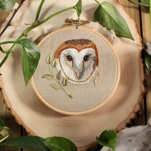 owl embroidery